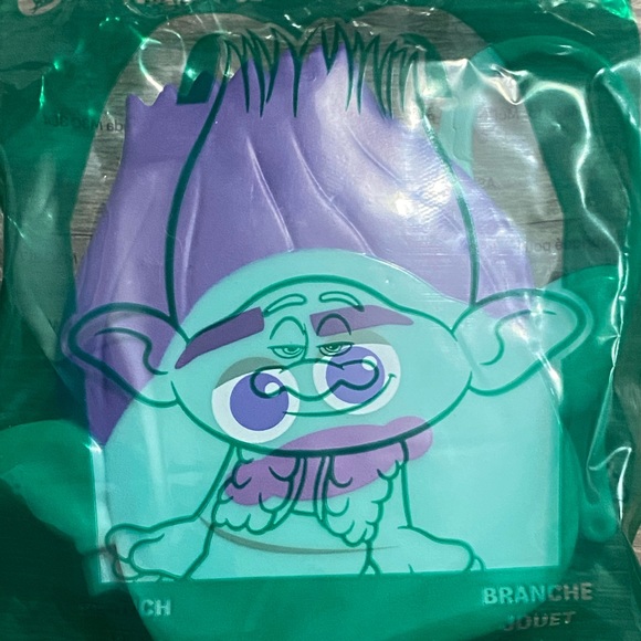 Branch McDonald's Happy Meal Toy 2022 DreamWorks All-Stars Collection - Picture 2 of 4